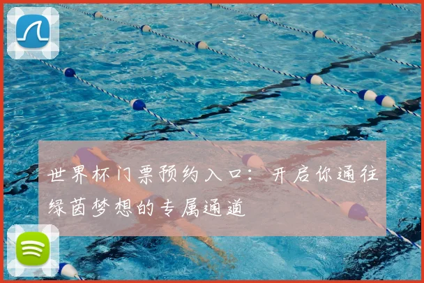 世界杯门票预约入口:开启你通往绿茵梦想的专属通道